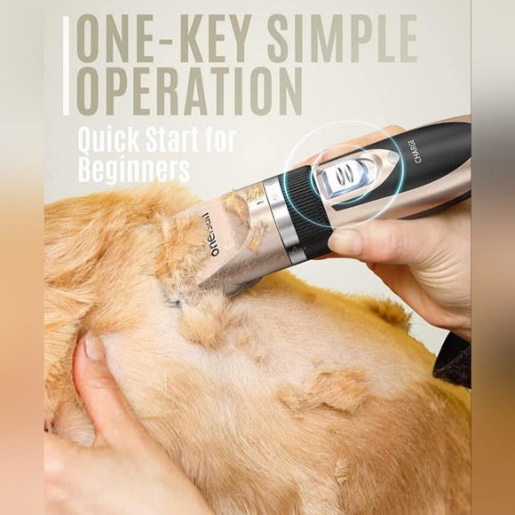 oneisall Dog Shaver Clippers Low Noise Rechargeable Cordless Electric - Picture 8 of 8